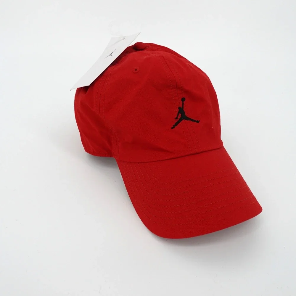 Nike Jordan Jumpman Club Cap Red Adjustable Strapback Hat L/XL New